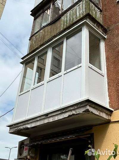 Балкон в пол