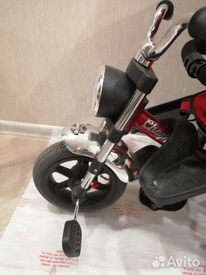 Детский трехколесный велосипед с ручкой Chopper