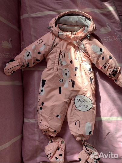 Комбинезон для девочки 68 зима
