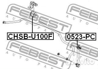 Втулка переднего стабилизатора d21