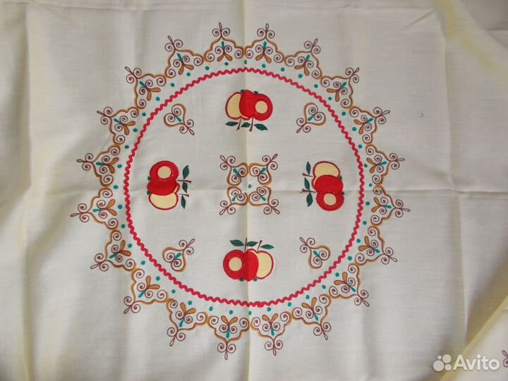 Скатерть- самобранка льняная СССР