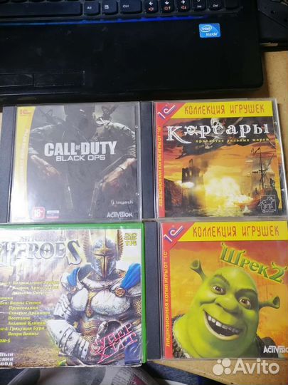 Диски с играми на пк и PS