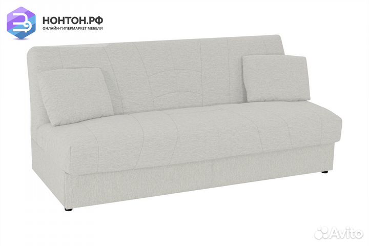 Диван книжка Ручеек жаккард светло-серый