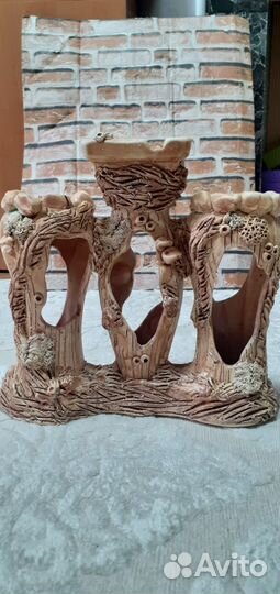 Грот в аквариум