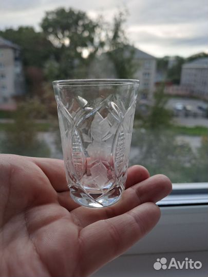 Хрустальные стопки СССР