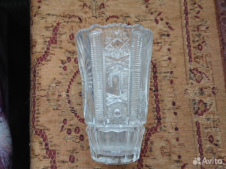 Хрустальная ваза Олимпиада 80