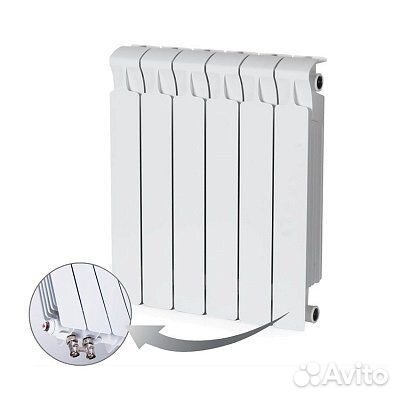 Биметаллический секционный радиатор отопления Rifa