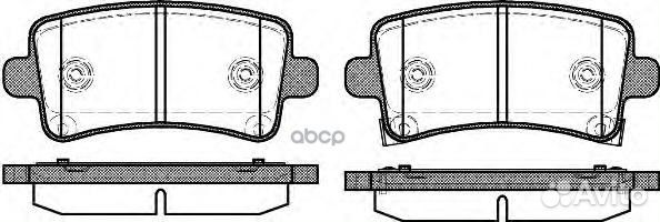 1388 04 GDB1784 1605366 колодки дисковые з