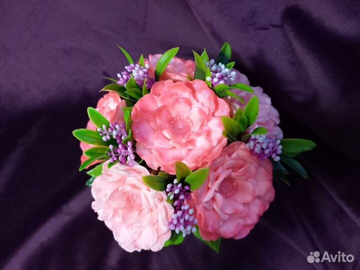 Букет из мыла ручной работы