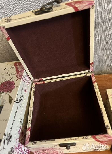 Набор Деревянные шкатулки