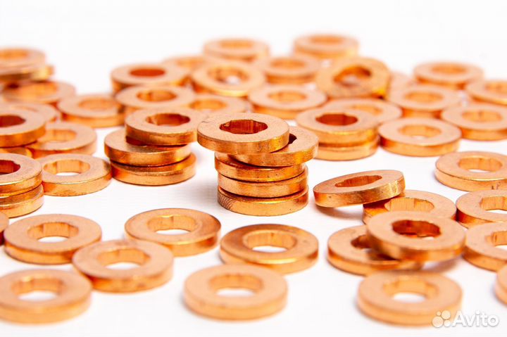 F00VC17504 Шайба медная 15.1*7.7*2мм