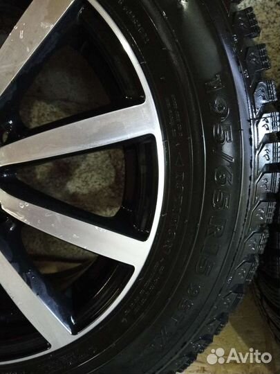 Зимняя резина r15 195 65 бу на литых дисках