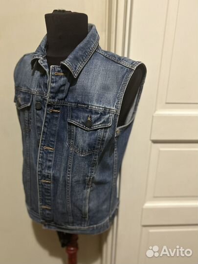 Джинсовая жилетка мужская М