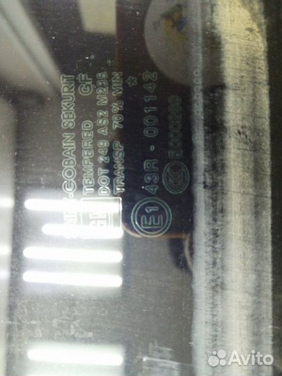 Стекло двери заднее левое Opel Corsa D 2006-2015