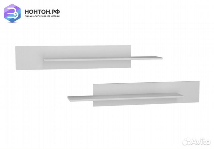 Комплект полок Point белый матовый