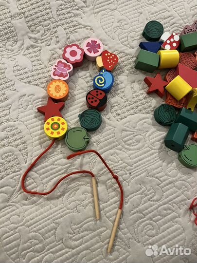 Кубики деревянные