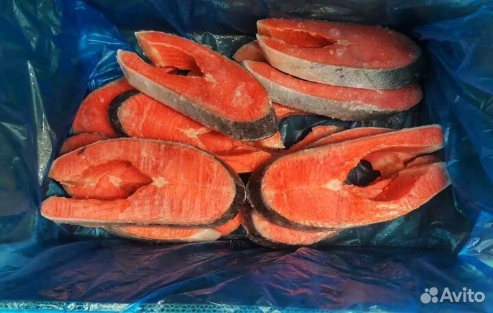 Стейки лосося