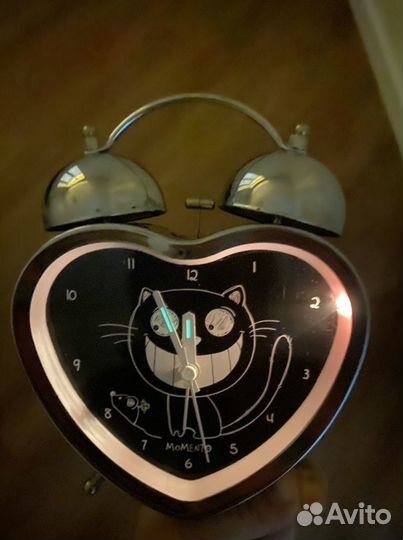 Будильник часы Momento сердце