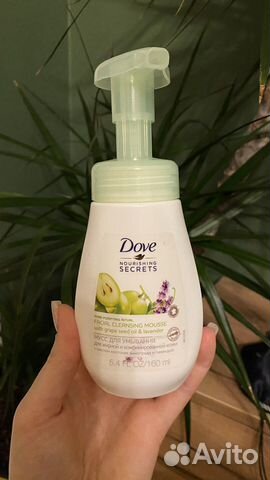 Мусс для умывания dove для жирной и комби кожи