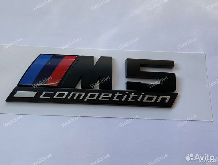 Шильд BMW M1 M2 M3 M4 M5 M6 M7 Competition матовый