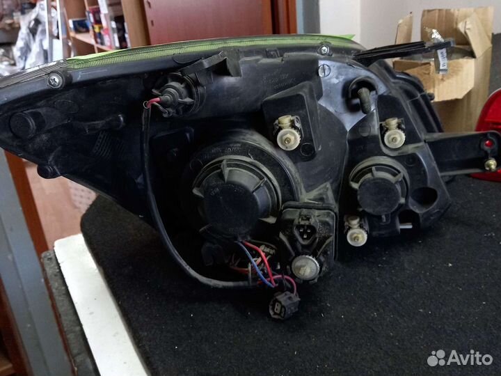 Фара на Hover H3 черная и хром.левые