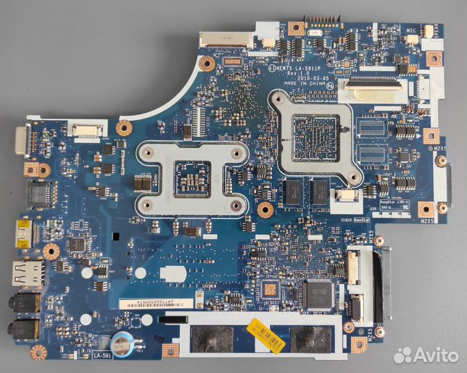 Материнская плата NEW75 LA-5911P Rev:1.0 (донор)