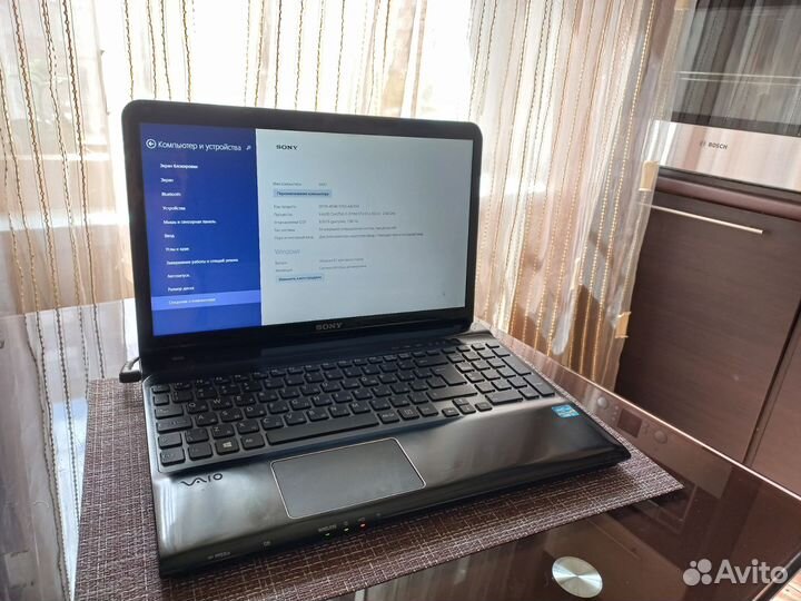 Ноутбук Sony Vaio