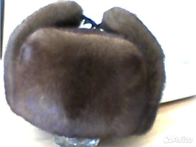 Шапка ушанка норковая