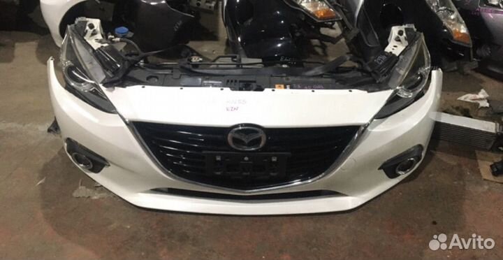 Ноускат бампер mazda 3 bm в наличии белый