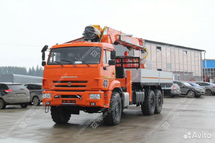 Бортовой грузовик КАМАЗ 43118-6012-48 с КМУ HANGIL SV, 2025