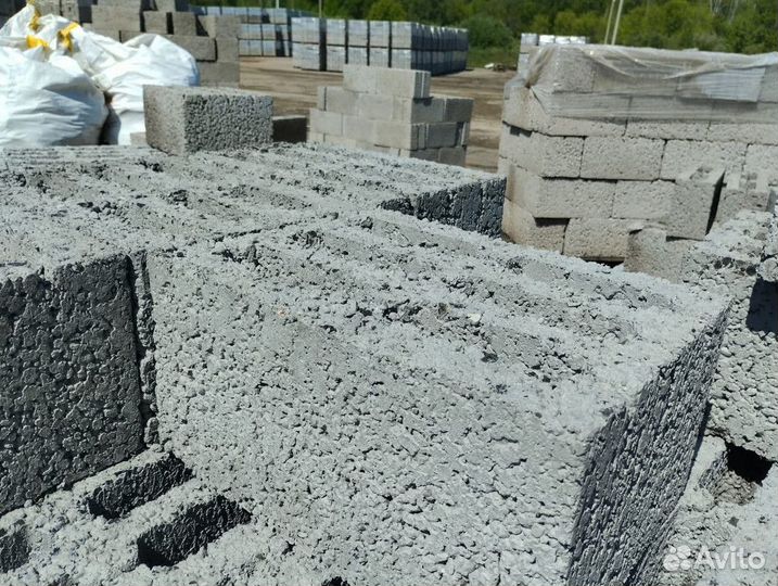 Керамзитный блок коттеджа D787