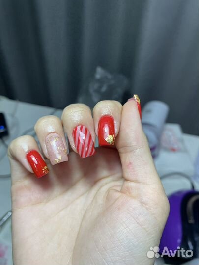 Маникюр + наращивание на дому