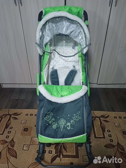 Санки коляска ника детям 7-1