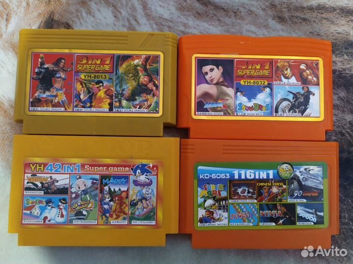 Картриджи для Dendy