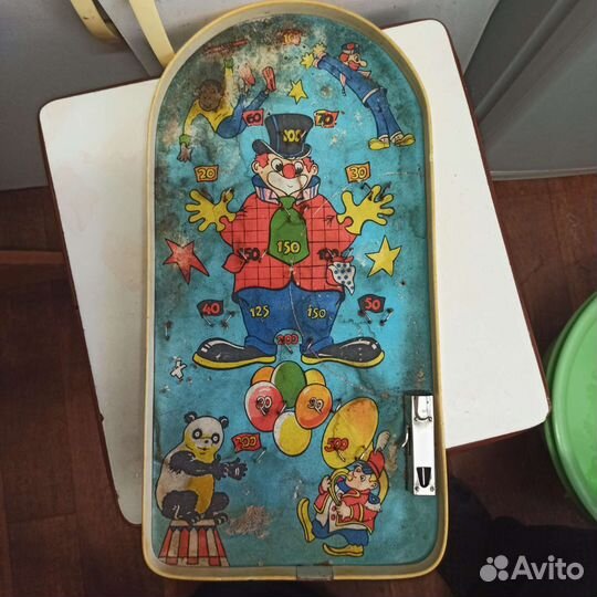 Настольная игра бильярд. СССР