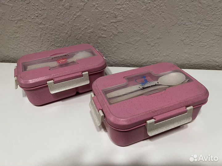 Контейнер/ланч-бокс с приборами