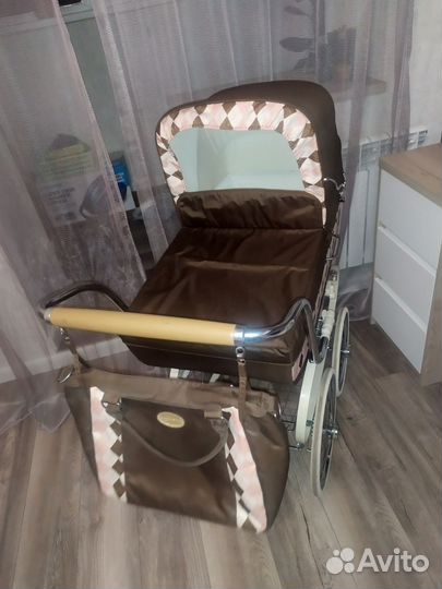 Коляска люлька класика ретро