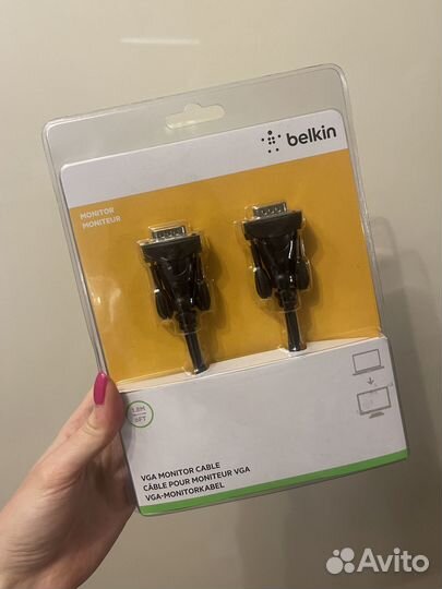Кабель vga belkin 1.8m