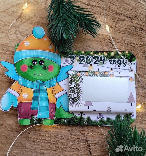 Новогодние скретч-открытки