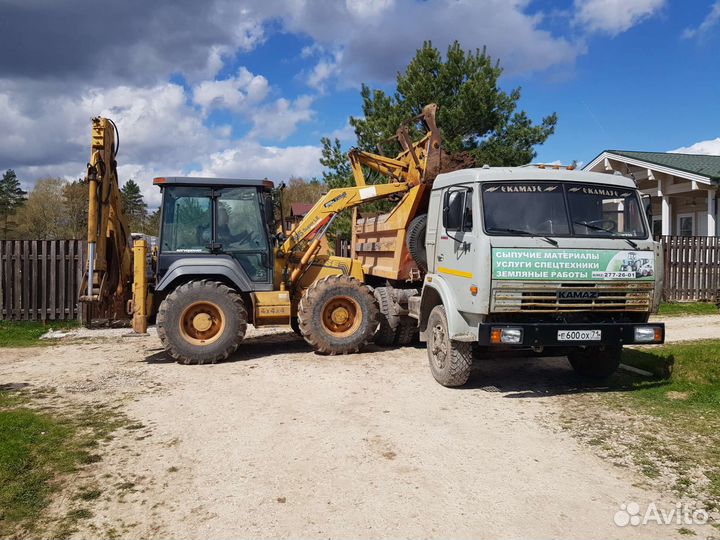 Услуги экскаватора погрузчика