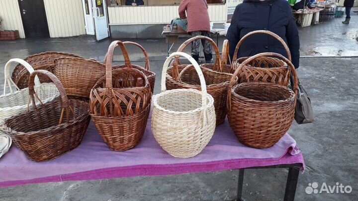 Продам плетеные корзины из лозы