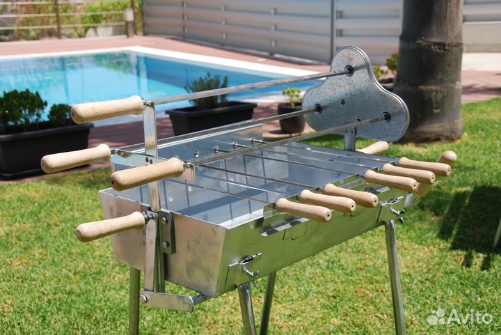 Мангал автоматический угольный