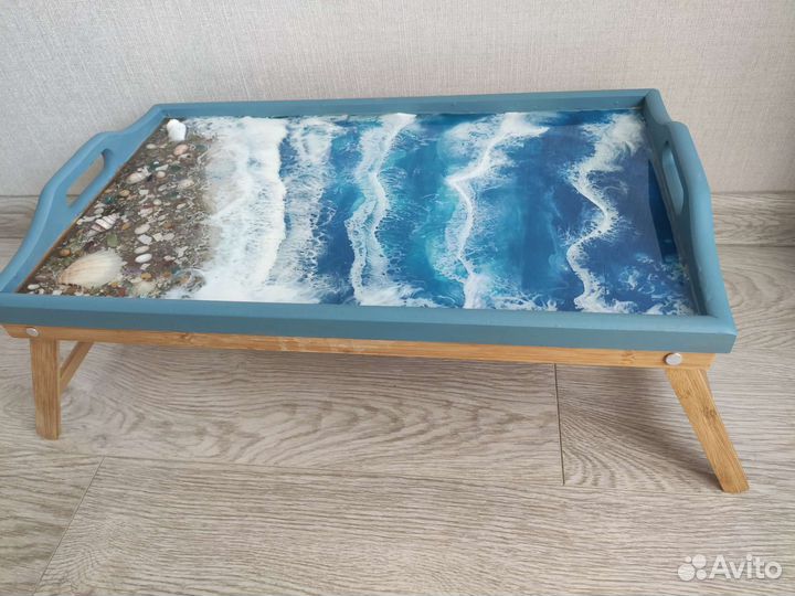 Столик поднос с ручками