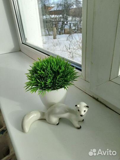 Фарфоровая статуэтка Горностай СССР