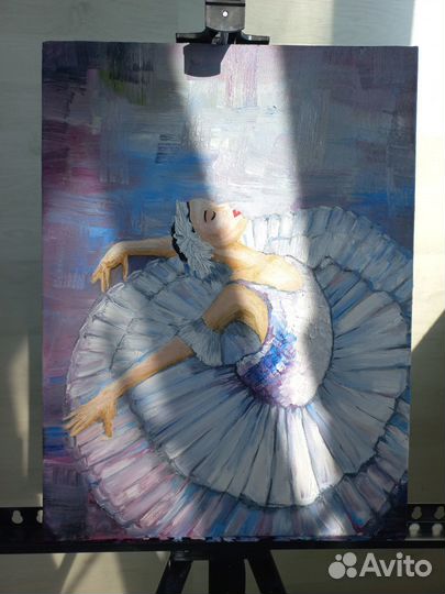 Интерьерная картина маслом в подарок