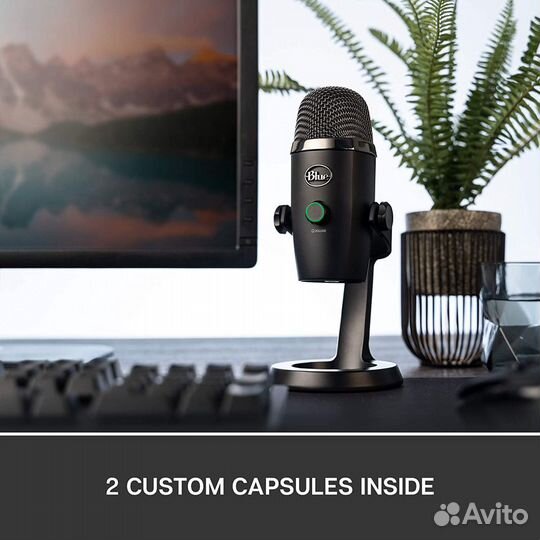 Новый USA Blue Yeti Nano Premium Condenser Mic