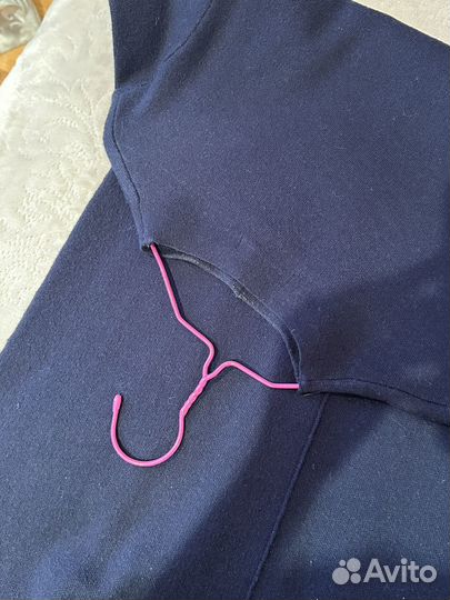 Платье теплое прямое