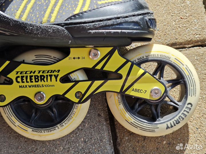 Ролики детские раздвижные 31-34 S