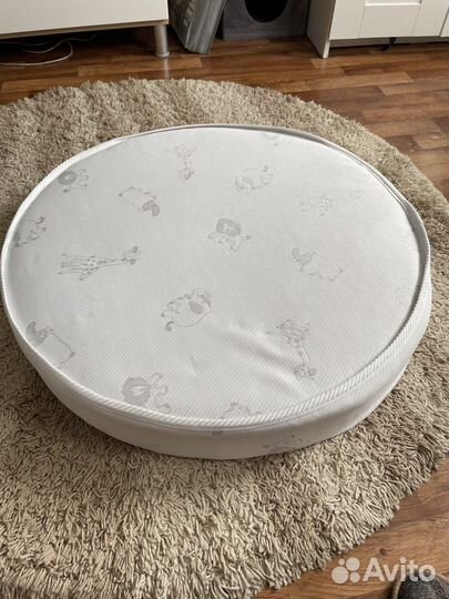 Матрас в детскую кроватку круглый