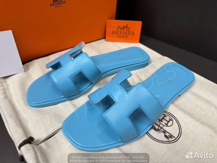 Шлепанцы женские Hermes Oran Slide